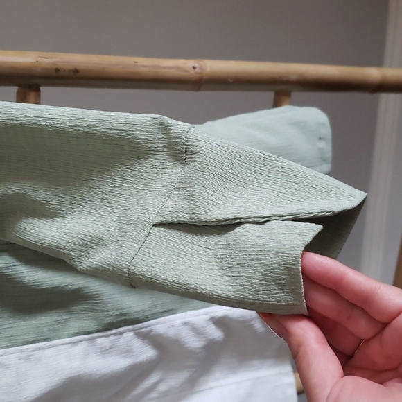 Two color button up dress - Picture 6 of 6